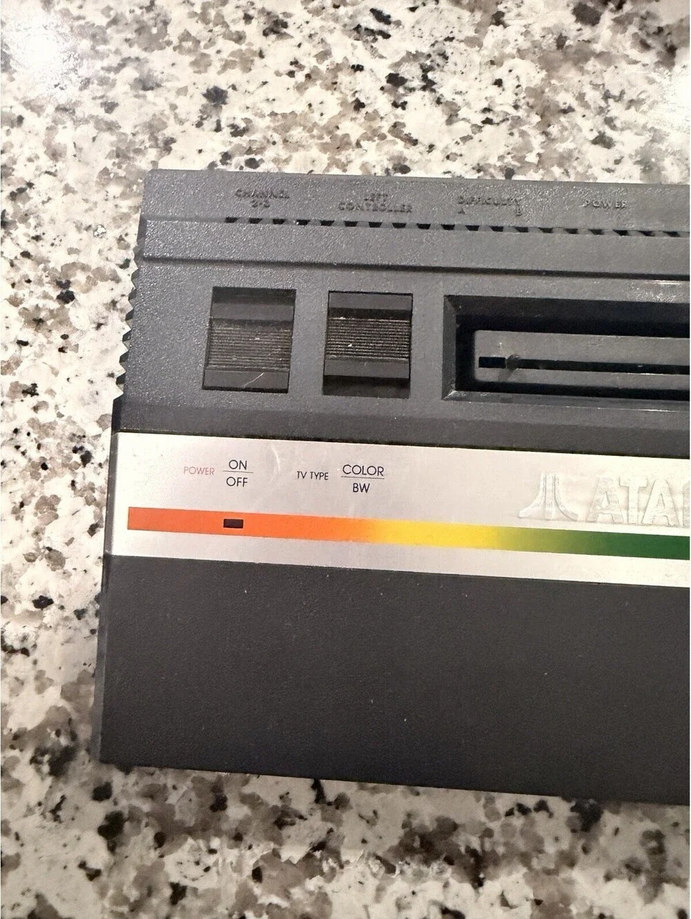 Atari 2600 Jr. Rainbow Game - Console ONLY - Vintage - VTG *
